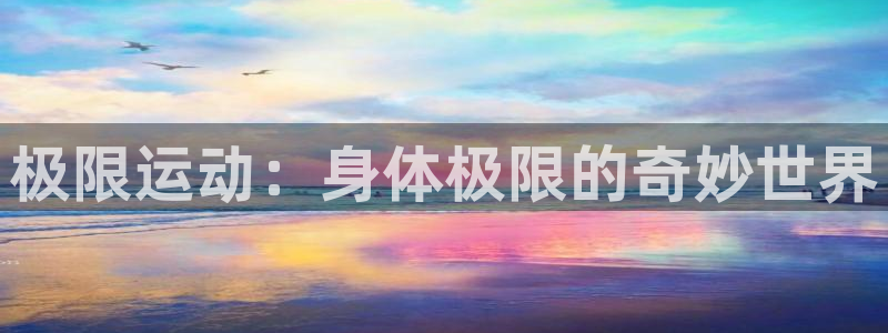 捷报体育比分app：极限运动：身体极限的奇妙世界